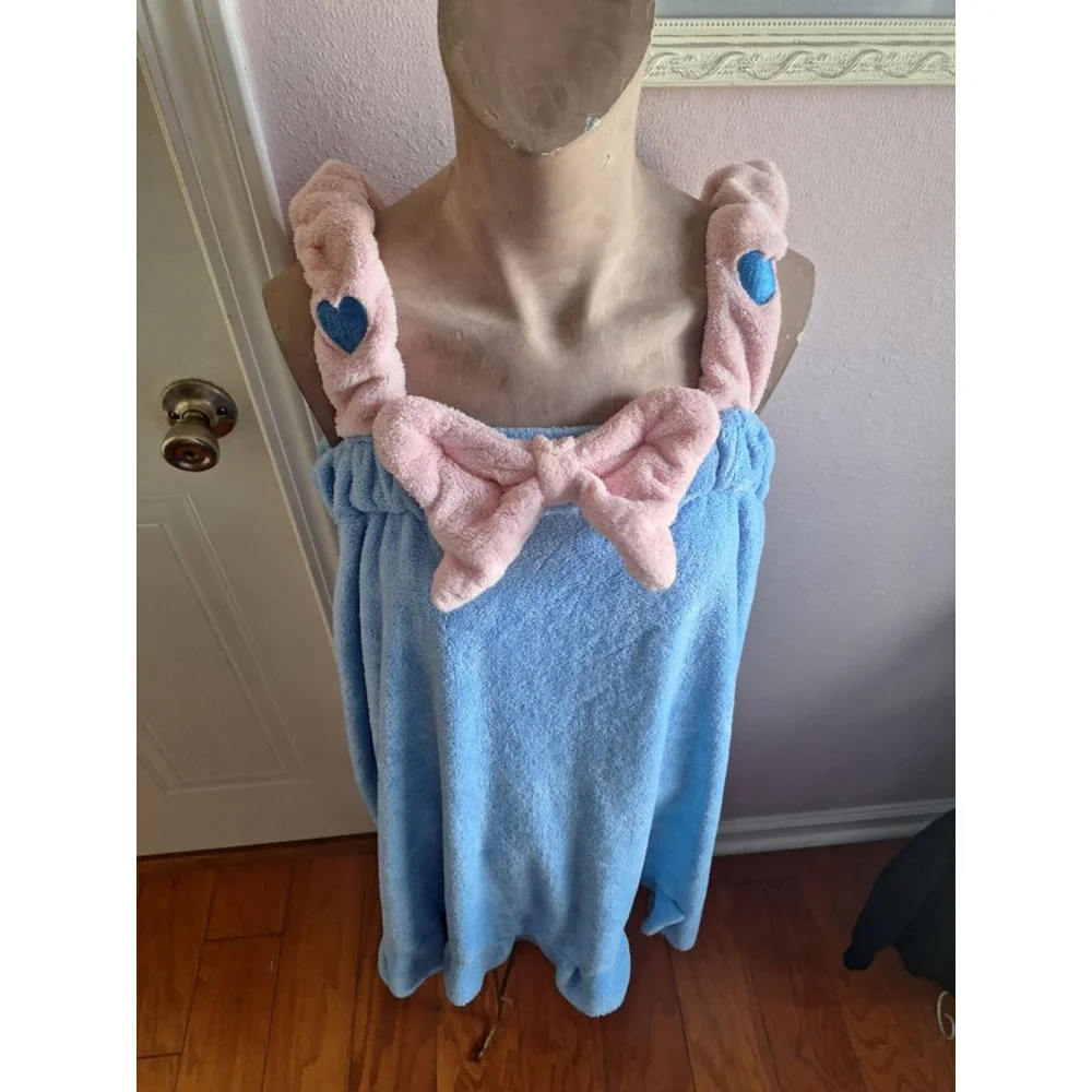 Women  Bath wrap elastic Robe S/M